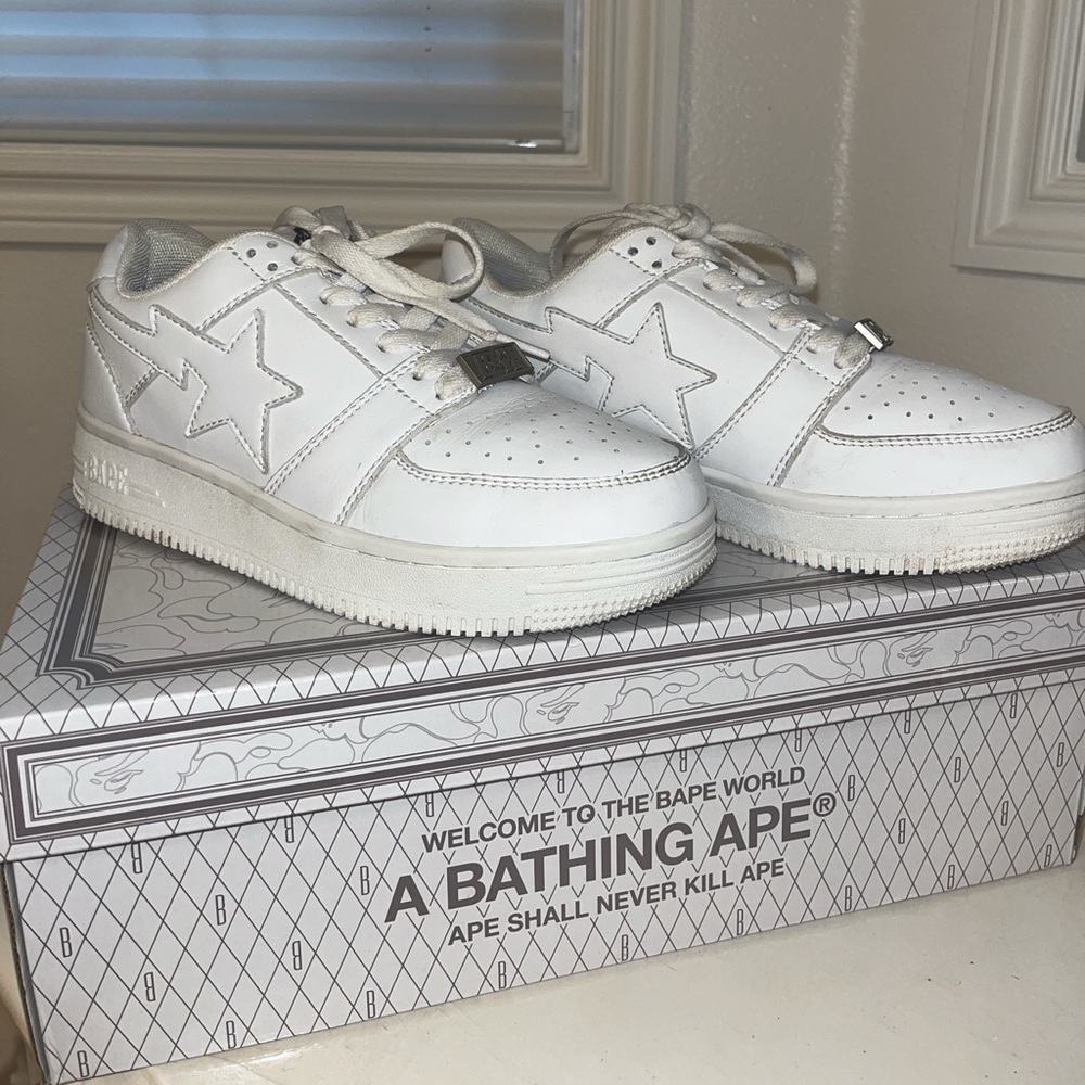 BAPE STA LOW MENS WHITE